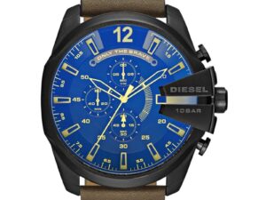 Authentic DIESEL Men 51 mm SS IP Black Quartz Top-Quality Wristwatch  – DIESEL