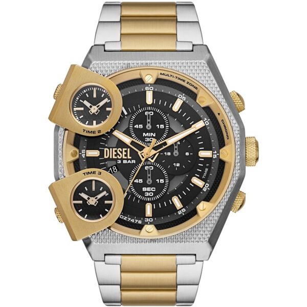 Authentic DIESEL Men 51 mm Stainless Steel Quartz Premium Smartwatch  - DIESEL WATCHES