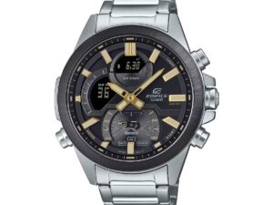 Authentic CASIO EDIFICE Men 48.5 mm Stainless Steel Quartz Elegant Wristwatch  – CASIO EDIFICE