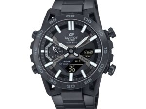 Authentic CASIO EDIFICE Men 47.5 mm SS & Carbon Solar Top-Quality Wristwatch  – CASIO EDIFICE