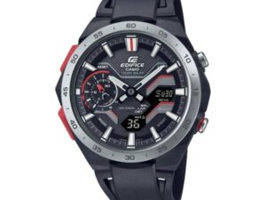 Authentic CASIO EDIFICE Men 48 mm Carbon & Resin Solar Elegant Wristwatch  – CASIO EDIFICE