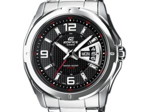 Authentic CASIO EDIFICE Men 45 mm Stainless Steel Quartz Designer Wristwatch  – CASIO EDIFICE