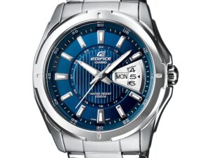 Authentic CASIO EDIFICE Men 45 mm Stainless Steel Quartz Designer Wristwatch  – CASIO EDIFICE