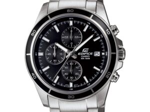 Authentic CASIO EDIFICE Men 45 mm Stainless Steel Quartz Designer Wristwatch  – Sapphire Glass – CASIO EDIFICE