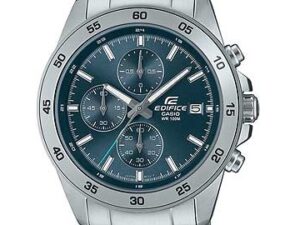 Authentic CASIO EDIFICE Men 44 mm Stainless Steel Quartz Designer Wristwatch  – CASIO EDIFICE