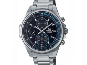 Authentic CASIO EDIFICE Men 45 mm Stainless Steel Quartz Designer Wristwatch  – Sapphire Glass – CASIO EDIFICE