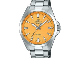 Authentic CASIO EDIFICE Men 42 mm Stainless Steel Quartz Designer Wristwatch  – CASIO EDIFICE