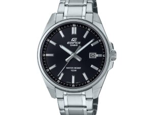 Authentic CASIO EDIFICE Men 42.5 mm Stainless Steel Quartz Designer Wristwatch  – CASIO EDIFICE