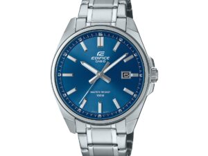 Authentic CASIO EDIFICE Men 42.5 mm Stainless Steel Quartz Designer Wristwatch  – CASIO EDIFICE