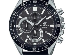 Authentic CASIO EDIFICE Men 50 mm Stainless Steel Quartz Designer Wristwatch  – CASIO EDIFICE