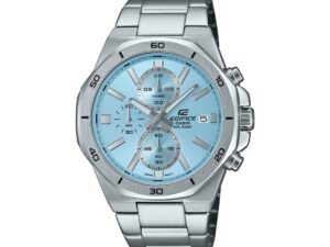 Authentic CASIO EDIFICE Men 44 mm Stainless Steel Quartz Designer Wristwatch  – CASIO EDIFICE