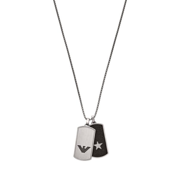 Authentic EMPORIO ARMANI  Men Designer Necklace  - EMPORIO ARMANI JEWELS