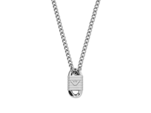 Authentic EMPORIO ARMANI  Men Designer Necklace  – EMPORIO ARMANI JEWELS