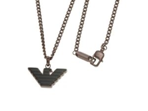 Authentic EMPORIO ARMANI  Men Designer Necklace  – EMPORIO ARMANI JEWELS