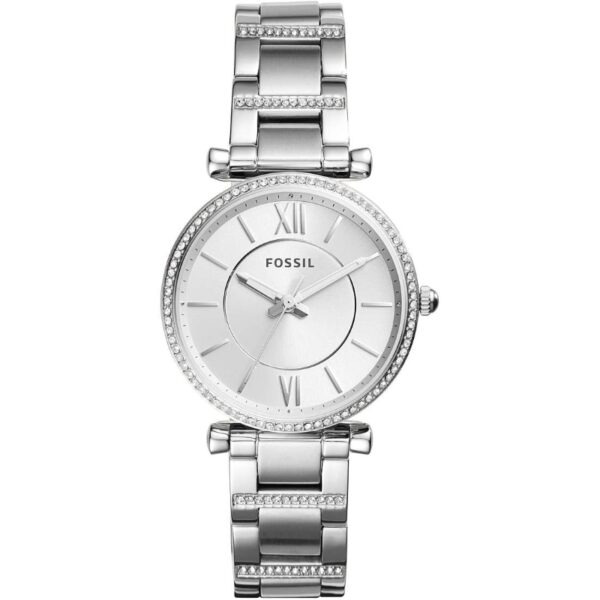 Authentic FOSSIL Women 35 mm Stainless Steel Quartz Elegant Wristwatch  - FOSSIL