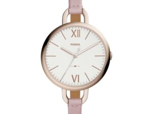 Authentic FOSSIL Women 36 mm SS IP Gold Quartz Elegant Wristwatch  – FOSSIL