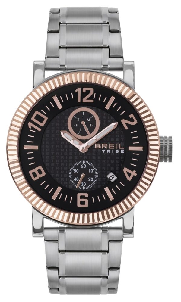 Authentic BREIL Men 43 mm Quartz Designer Necklace  - BREIL TRIBE