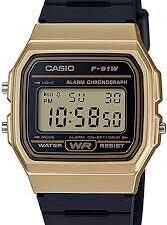 Authentic CASIO COLLECTION & VINTAGE Men 35 mm Resin Quartz Designer Wristwatch  – CASIO VINTAGE