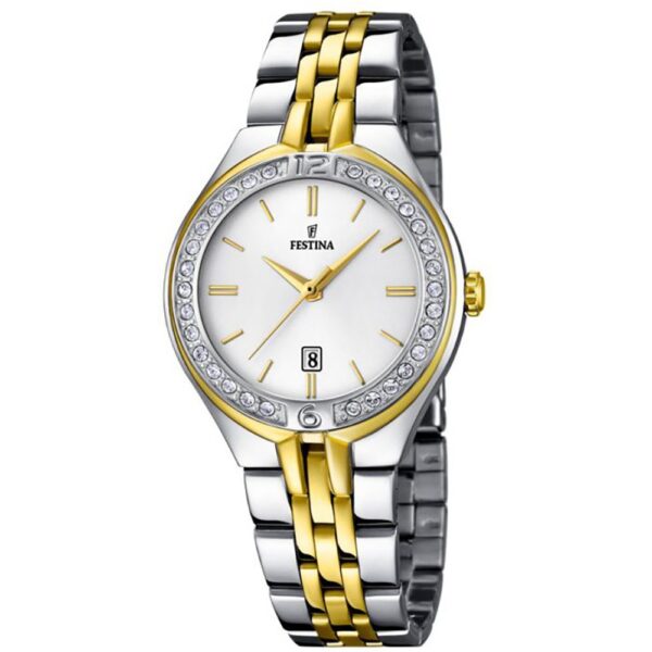 Authentic FESTINA Women 32 mm Stainless Steel Quartz Designer Wristwatch  - FESTINA