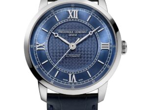 Authentic FREDERIQUE CONSTANT Men 38.5 mm Stainless Steel Luxurious Wristwatch  – Sapphire Glass – FREDERIQUE CONSTANT