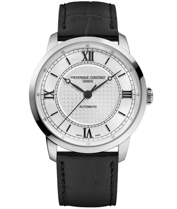 Authentic FREDERIQUE CONSTANT Men 38.5 mm Stainless Steel Luxurious Wristwatch  - Sapphire Glass - FREDERIQUE CONSTANT