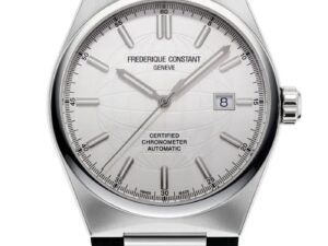 Authentic FREDERIQUE CONSTANT Men 41 mm Stainless Steel Luxurious Wristwatch  – Sapphire Glass – FREDERIQUE CONSTANT