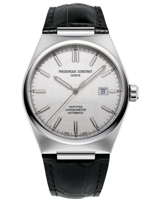 Authentic FREDERIQUE CONSTANT Men 41 mm Stainless Steel Luxurious Wristwatch  - Sapphire Glass - FREDERIQUE CONSTANT