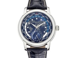 Authentic FREDERIQUE CONSTANT Men 42 mm Stainless Steel Luxurious Wristwatch  – Sapphire Glass – FREDERIQUE CONSTANT