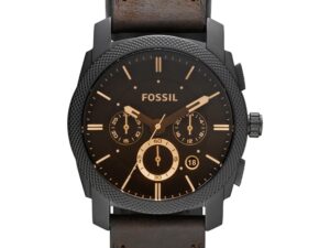 Authentic FOSSIL Men 42 mm SS IP Black Quartz Elegant Wristwatch  – FOSSIL WATCHES