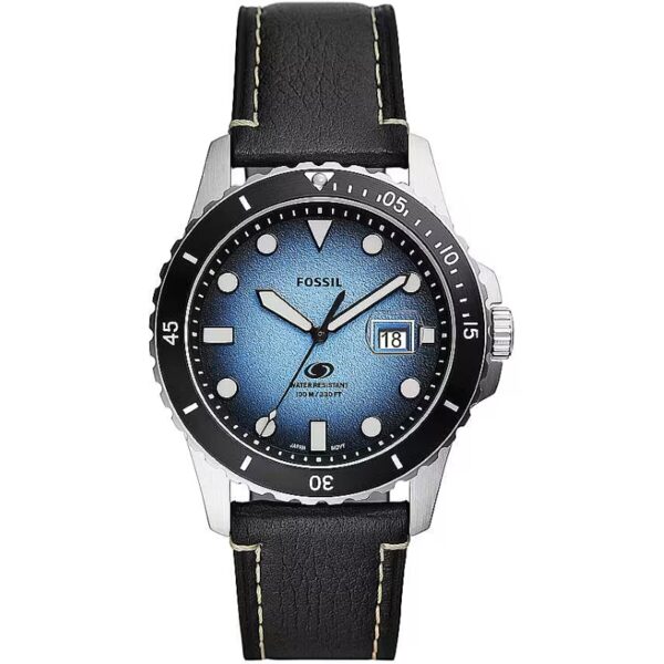 Authentic FOSSIL Men 42 mm SS IP Black Quartz Elegant Wristwatch  - FOSSIL