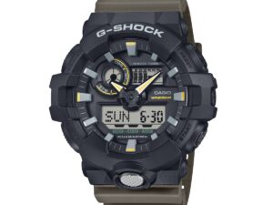 Authentic CASIO G-SHOCK Men 53.5 mm Resin Quartz Designer Wristwatch  – CASIO G-SHOCK