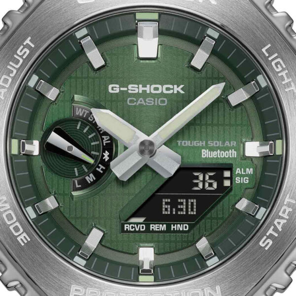 Authentic CASIO G-SHOCK Men 44.5 mm SS & Resin Solar Top-Quality Wristwatch  - CASIO G-SHOCK - Image 4