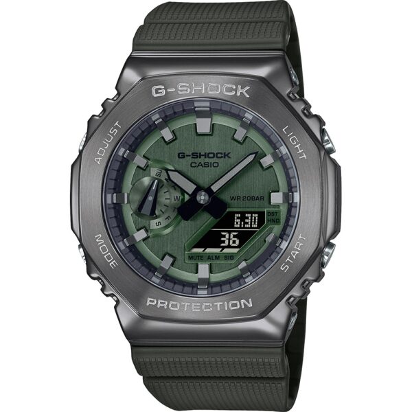 Authentic CASIO G-SHOCK Men 44.5 mm SS & Resin Quartz Elegant Wristwatch  - CASIO G-SHOCK