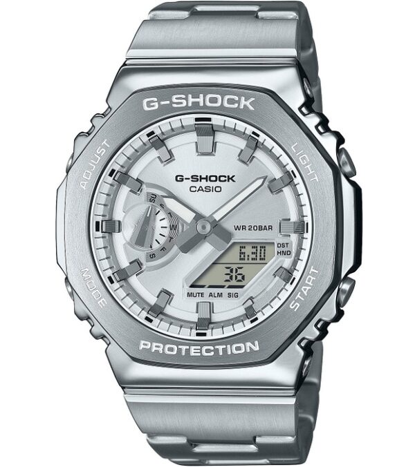 Authentic CASIO G-SHOCK Men 44.5 mm SS & Resin Quartz Top-Quality Wristwatch  - CASIO G-SHOCK