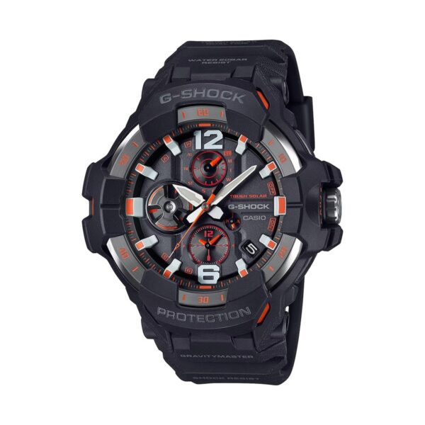 Authentic CASIO G-SHOCK Men 55 mm Carbon & Resin Solar Top-Quality Wristwatch  - CASIO G-SCHOCK MASTER OF G