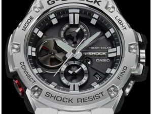 Authentic CASIO G-SHOCK Men 53 mm SS & Resin Solar Premium Wristwatch  – CASIO G-SHOCK MASTER OF G