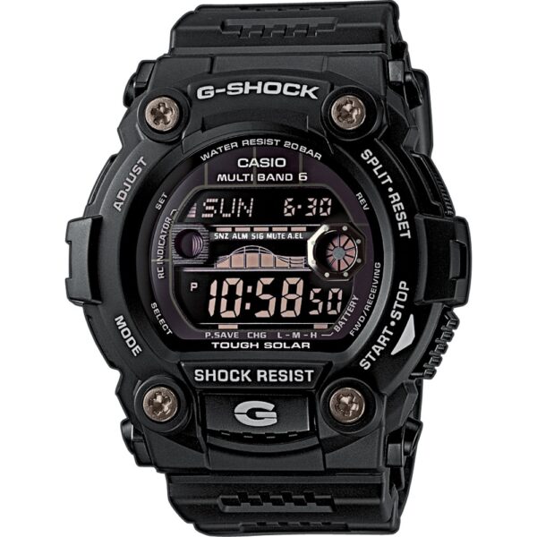 Authentic CASIO G-SHOCK Men 50 mm Resin Quartz Designer Wristwatch  - G-SHOCK G-RESCUE Solar Atomic