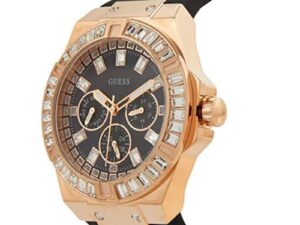 Authentic GUESS Women 39 mm SS IP Rose Gold Quartz Top-Quality Wristwatch  – GUESS