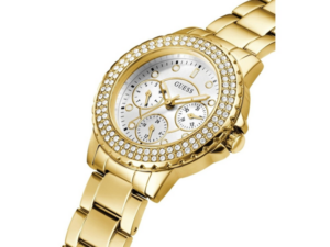 Authentic GUESS Women 36 mm SS IP Gold Quartz Top-Quality Wristwatch  – GUESS WATCHES