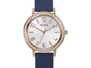 Authentic GUESS Women 32 mm SS IP Rose Gold Quartz Designer Wristwatch  – GUESS