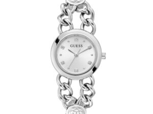 Authentic GUESS Women 25 mm Stainless Steel Quartz Elegant Wristwatch  – GUESS