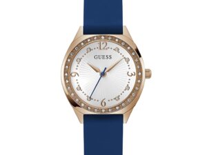 Authentic GUESS Women 30 mm SS IP Rose Gold Quartz Designer Wristwatch  – GUESS