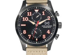 Authentic MARK MADDOX Men 44 mm Quartz Analog Designer Bracelet  – MARK MADDOX – NEW COLLECTION