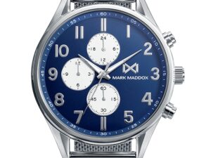 Authentic MARK MADDOX Men 43 mm Quartz Analog Designer Bracelet  – MARK MADDOX – NEW COLLECTION