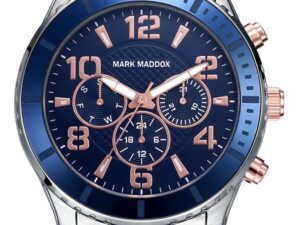 Authentic MARK MADDOX Men 43 mm Quartz Analog Designer Watch  – MARK MADDOX