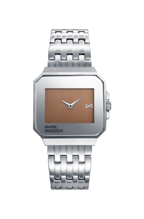 Authentic MARK MADDOX Unisex 40 mm Stainless Steel Quartz Analog Designer Wristwatch  - MARK MADDOX