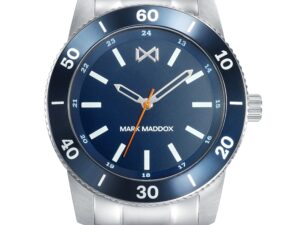 Authentic MARK MADDOX Men 43 mm Quartz Analog Designer Bracelet  – MARK MADDOX – NEW COLLECTION