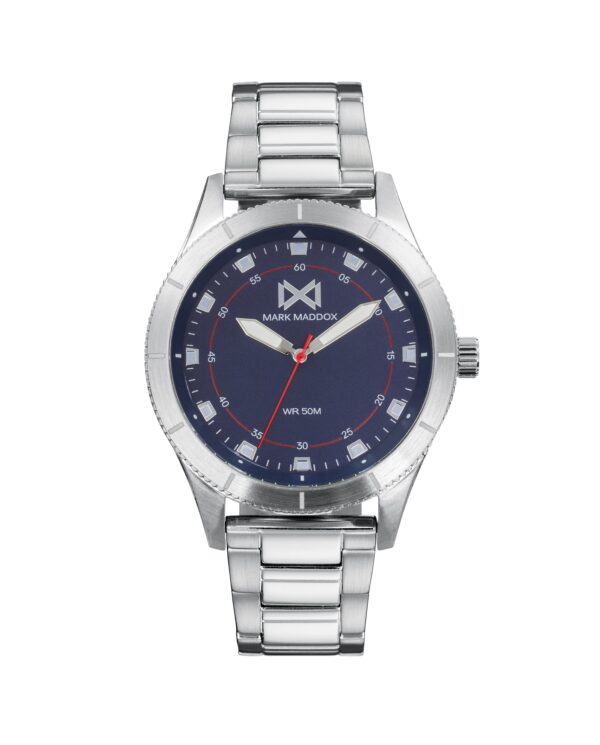 Authentic MARK MADDOX Men 45 mm Quartz Analog Designer Bracelet  - MARK MADDOX - NEW COLLECTION