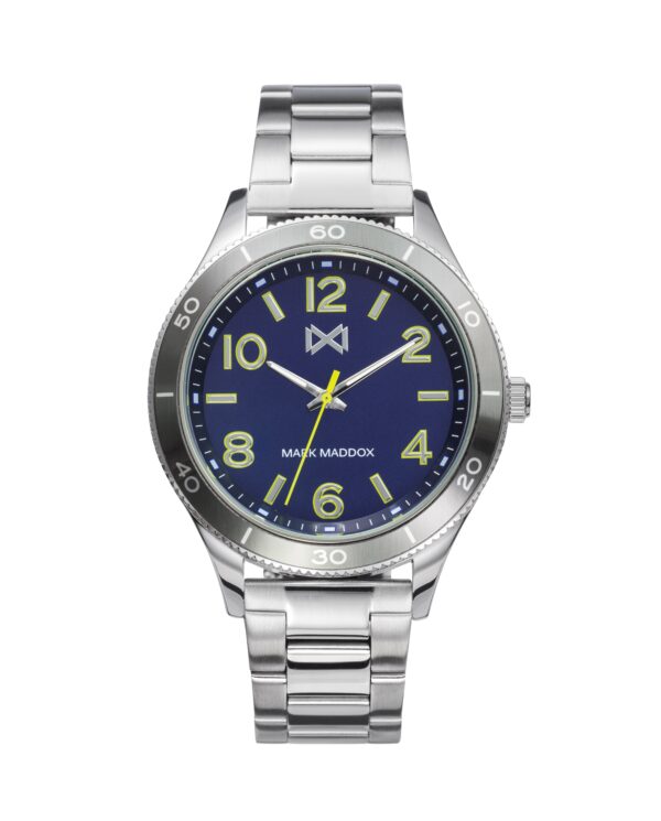 Authentic MARK MADDOX Men 43 mm Quartz Analog Sophisticated Bracelet  - MARK MADDOX - NEW COLLECTION