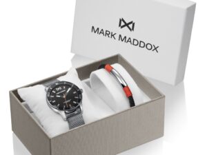 Authentic MARK MADDOX Men 40 mm Quartz Analog Designer Bracelet  – MARK MADDOX – NEW COLLECTION